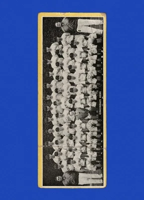 1951 Topps Teams Set-Break Cincinnati Reds baja calidad (arruga) *GMCARDS* Foto 1 de 2