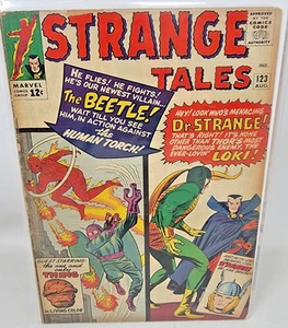 STRANGE TALES #123 1964 Marvel 4.0 Silver Age 1st App Beetle (Abner Jenkins) * - Picture 1 of 1