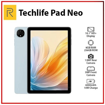Realme Techlife Pad Neo LTE 8GB+256GB BLUE Global Android PC Tablet (Wi-Fi+4G) - Image 1 of 4