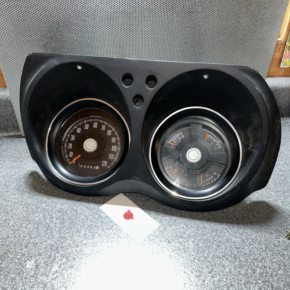 Cuadro de instrumentos velocímetro medidores Mopar Dodge Van B100 B200 B300 1971-1977 Foto 1 de 4