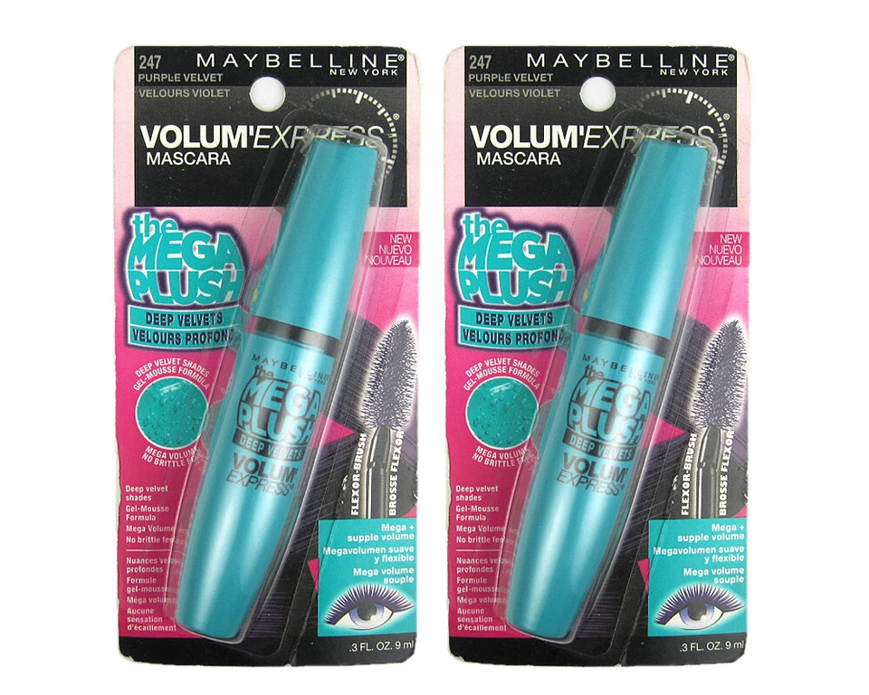 Maybelline Volume Express Mascara - The Mega Plush (2 Mascara Bundle) - Image 1 of 1