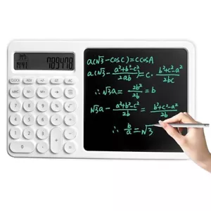 Portable Business Calculator LCD Writing Tablet Digital Drawing Board Pad Office - Picture 1 of 11