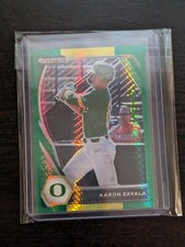 2021 Panini Prizm Draft Picks - Hyper Green & Yellow Prizm #PDP38 Aaron...