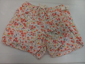Gap Kids Girls XL (12) White Floral Pull On Shorts NWT - Picture 1 of 3