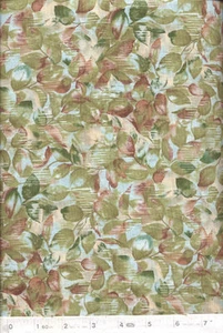 Flower Essence Greens Quilt Fabric - Fat Quarter - Picture 1 of 1