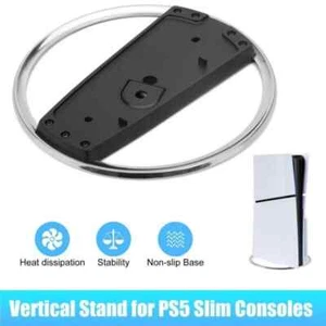 Vertical Stand For PS5 Consoles -Playstation 5 Slim Non-Slip Base Accessories - Picture 1 of 8