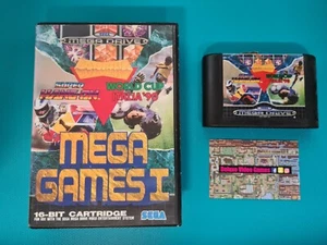 SEGA mega drive : MEGA GAMES 1 columns- super hang on - world cup italia 90 - Imagen 1 de 3