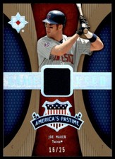 2007 Upper Deck Ultimate Collection America's Pastime Memorabilia Gold Joe Mauer