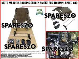 MOTO MARVELS "TOURING SMOKE SCREEN" FIT FOR TRIUMPH SPEED 400 - Picture 1 of 16