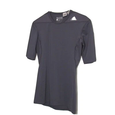 Camisa de compresión Adidas Techfit Climalite para hombre, gris, talla: M, MUESTRA, RN:88387 Foto 1 de 4