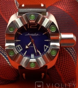 Vintage Watch Vostok Automatic Amphibian Soviet Russian Men Strap Wrist Rare Old - Picture 1 of 12