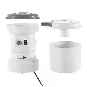 WonderMill Meuleuse à grains électrique haute vitesse puissante - Blanc (2-0911) - Photo 1/3