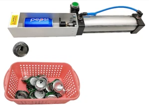 Frantoio lattina in alluminio, cilindro pneumatico resistente lattina soda birra - Foto 1 di 6