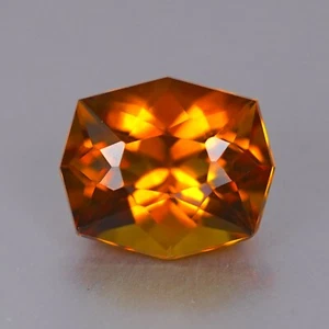 3.61 Ct Incredible Top Range ! Natural Madeira Orange Citrine From Brazil - Picture 1 of 4