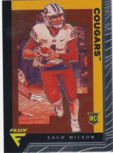 2021 Chronicles Draft Picks FLUX Zach WILSON RC ROOKIE CARD #235 NY JETS - Picture 1 of 2