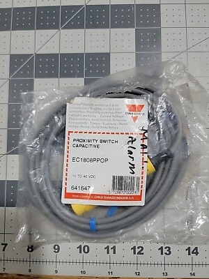 NEW Carlo Gavazzi EC1808PPOP Proximity Switch Capacitive Missing Parts - Image 1 of 4