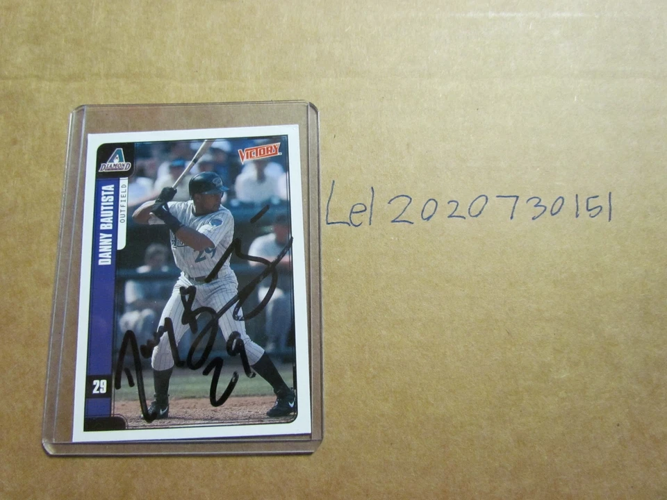 2001 Victory Danny Bautista Signed Baseball Card  - Image 1 of 2