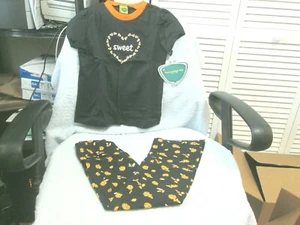 Halloween 5T Girl's 2 Piece Outfit Set "Sweet" New With Tag - Picture 1 of 2