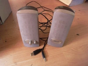 Pair of Retro Acer external Speakers USB Drive M1118B - Picture 1 of 1
