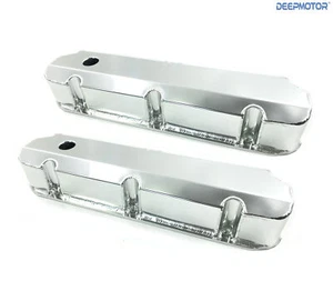 Cubierta de válvula alta de aluminio fabricada para bloque pequeño Ford SBF 289 302 351 con agujeros - Imagen 1 de 4