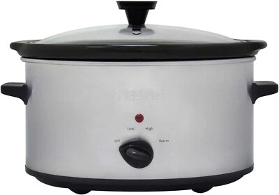 NESCO SC-8-25 Electric Slow Cooker, standard, Silver - Image 1 of 4
