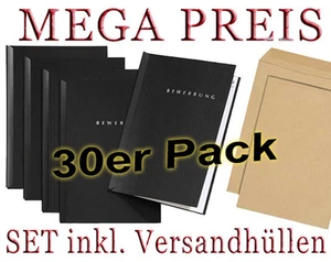 30 Noir Dossier de Candidature PAGNA Type Start / 2-teilig Incl. 30 Enveloppes - Afbeelding 1 van 6