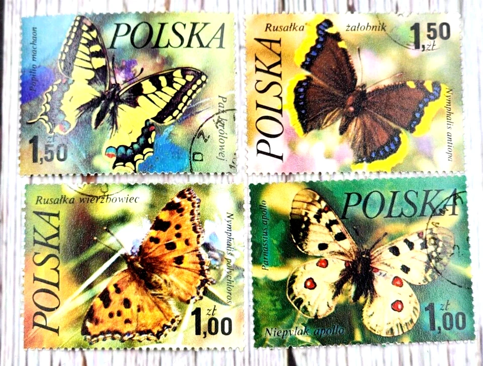 Set of 4 Different Used POLAND Butterfly Stamps 2227-30 - Image 1 of 1
