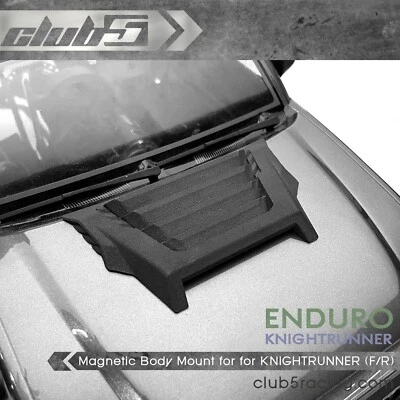 Magnetic Body Mount (F / R) for ELEMENT RC KNIGHTRUNNER - Image 1 of 4
