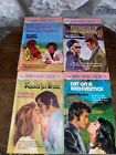 4 livres de bibliothèque hebdomadaires vintage pour femmes livre de poche rétro années 1970 magazine romance