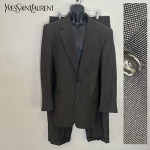 Yves St Laurent Full Suit 44R Pants 38" waist 28" inseam Gently worn - Picture 1 of 9