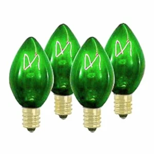C-7 CHRISTMAS LIGHTS USED TESTED LOT OF 25 GREEN - Picture 1 of 3