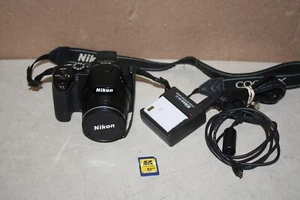Nikon COOLPIX P100 10,3 megapixel fotocamera digitale - nero testato/funzionante - Foto 1 di 14