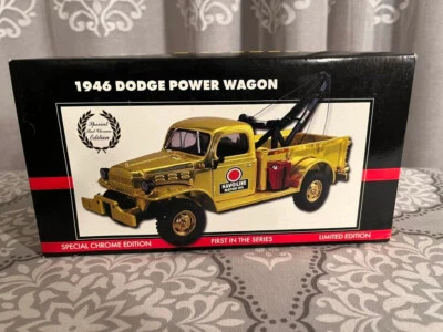 Texas Havoline #1 1946 Dodge amarillo cromo edición especial, en caja original Foto 1 de 4