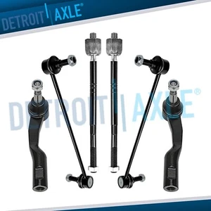 Front Inner Outer Tie Rod Ends Sway Bars for 2013 2014 2015 Chevy Malibu Limited - Picture 1 of 7