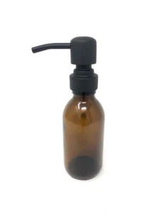 Botella de vidrio ámbar alfa 150 ml con bomba - Imagen 1 de 16