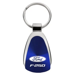 Ford F-250 Tear Drop Key Ring (Blue) - Picture 1 of 3