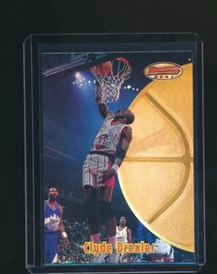 CLYDE DREXLER 1997-98 BOWMAN’S BEST REFRACTOR PARALLEL - Picture 1 of 2