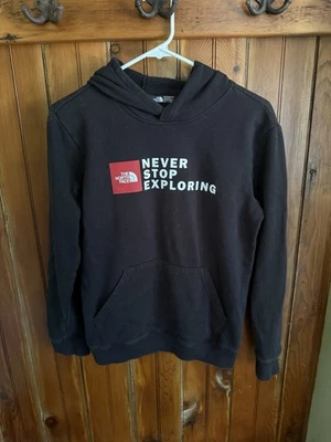 Sudadera con capucha negra The North Face BOYS L Never Stop Exploring Foto 1 de 3