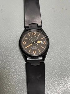Reloj Orient Star de cuerda manual negro importación de Japón raro - Imagen 1 de 7
