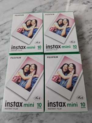 Fujifilm Instax Mini Instant Film - 10 Sheets x 4 Packs - Image 1 of 4