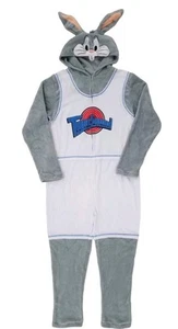 Space Jam Tune Squad Bugs Bunny Union Suit Costume Pajamas Men's Size L NEW NWOT - Picture 1 of 1