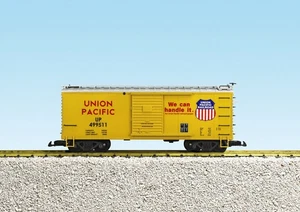 Brand New USA TRAINS Union Pacific Steel Box Car, Finely Printed, R19152 - Picture 1 of 1