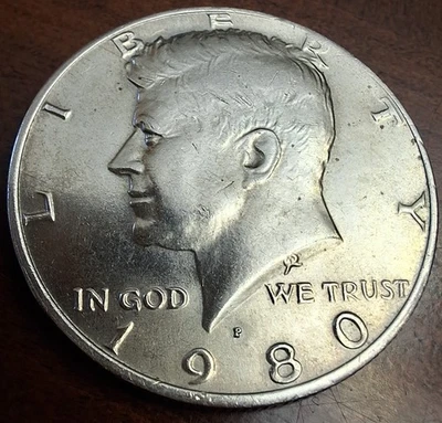1980-P Kennedy Half Dollar - Image 1 of 2