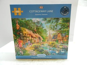 Gibsons 500 Piece Jigsaw Puzzle Cottageway Lane (A) - Picture 1 of 5