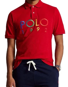 NEU Größe 3XLT Tall Herren POLO RALPH LAUREN rot "Polo 1992" Mesh Polo Shirt $ 138 - Bild 1 von 12