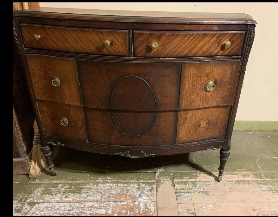 Antique Victorian Mahogany Vanity Dresser - Image 1 of 1