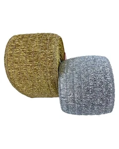 50 Cm Passamaneria Nastro Elastico Lurex Riga Lucido Alto 6 Cm 328/60 - Imagen 1 de 17