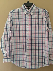 Ralph Lauren Boys Size 18 Button Down  Pastel  Stripes - Picture 1 of 4