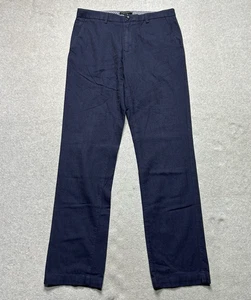 Pantalones Banana Republic Para Hombre 32 X 34 Azul Marino Geométrico Kentfield Pierna Recta - Imagen 1 de 9
