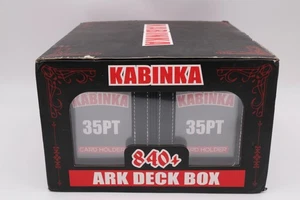 Kabinka G401M4 Card Deck Box Black And Gold 840+ Ark Deck Box 35 Pt - Picture 1 of 7